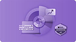 Certified Expert badge on a purple background with a performance icon.